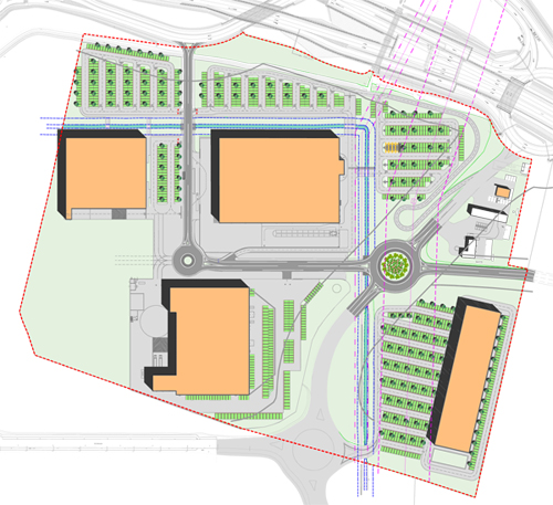 la planimetria del nuovo centro commerciale planimetria-centro-comm-cparco